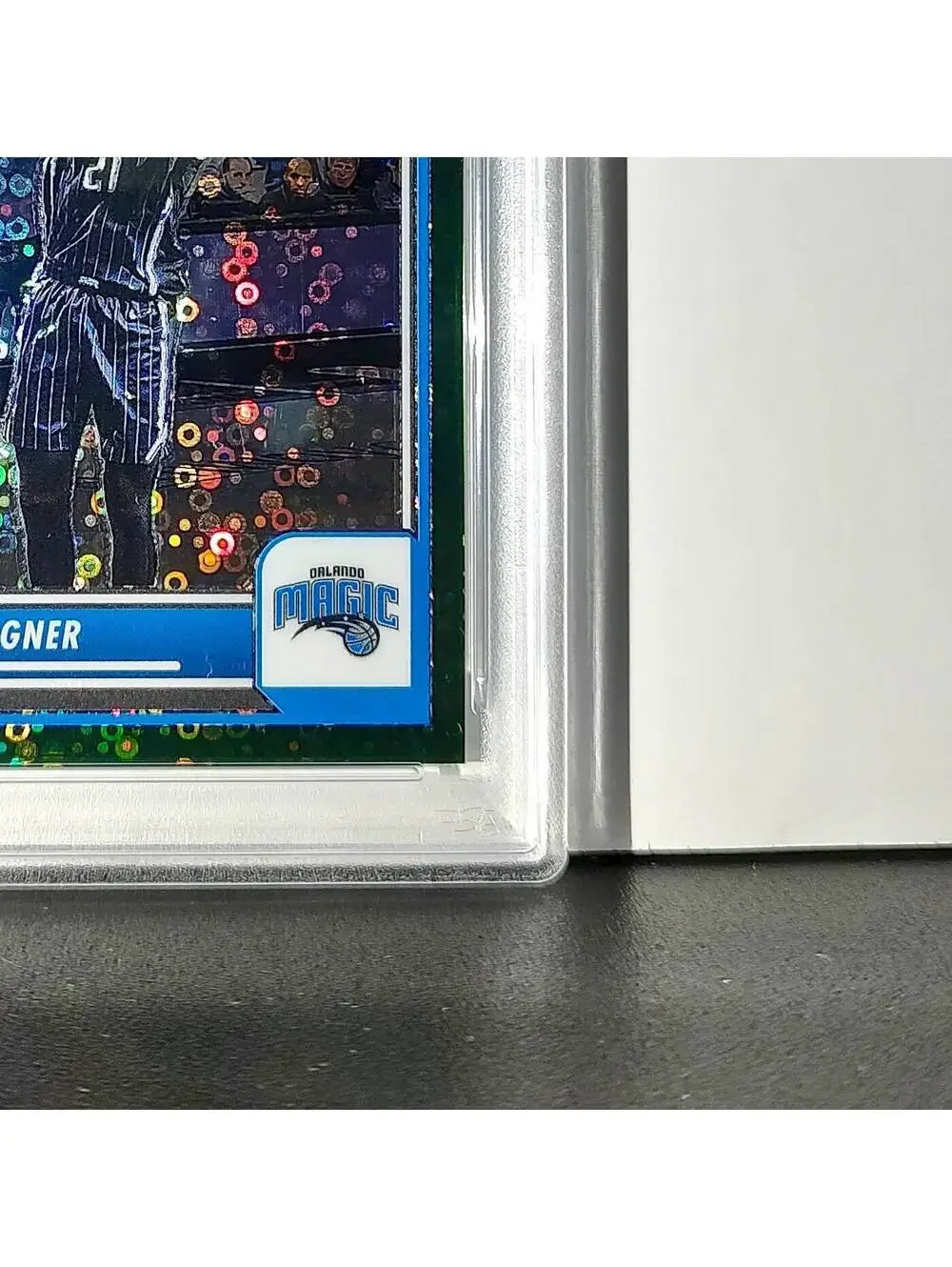 Moritz Wagner 2023 Panini Hoops Premium #63 4/5 Green Disco Prizm PSA 10 Gem